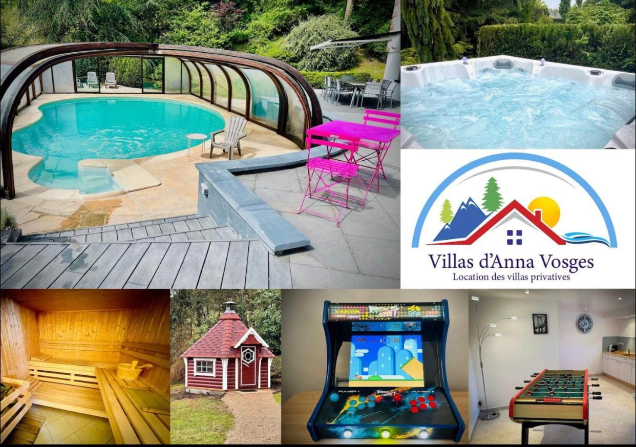 Villa 250M2 Avec Piscine Chauffee & Spa & Kota-Grill & Sauna Saint-Die-des-Vosges Luaran gambar